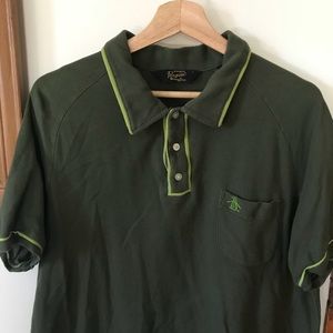 Vintage Munsingwear Penguin Polo - Large - Green